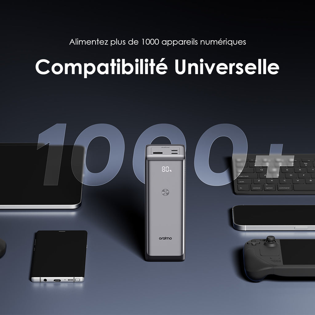 Oraimo PowerBank OPB-727SQ 130W – 27600mAh