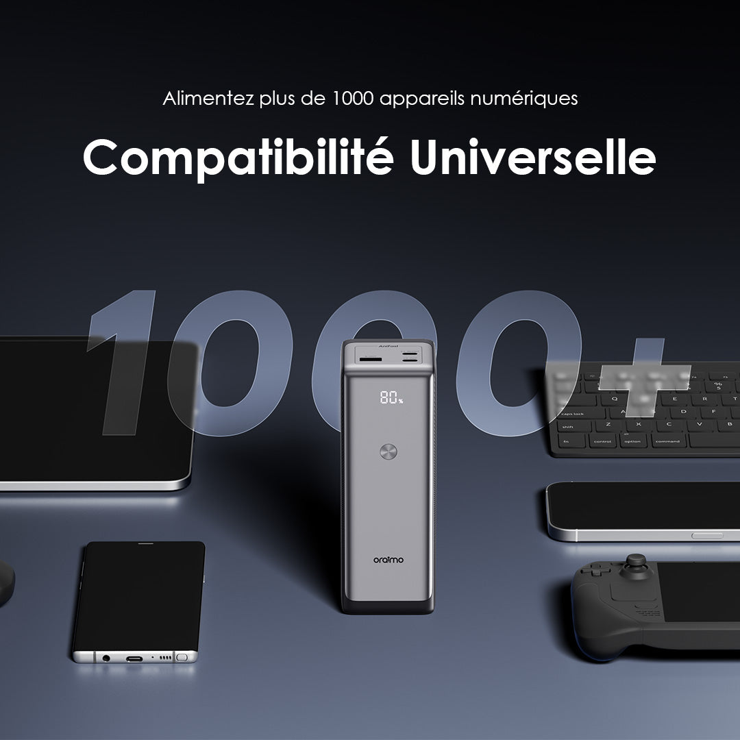 Oraimo PowerBank OPB-727SQ 130W – 27600mAh