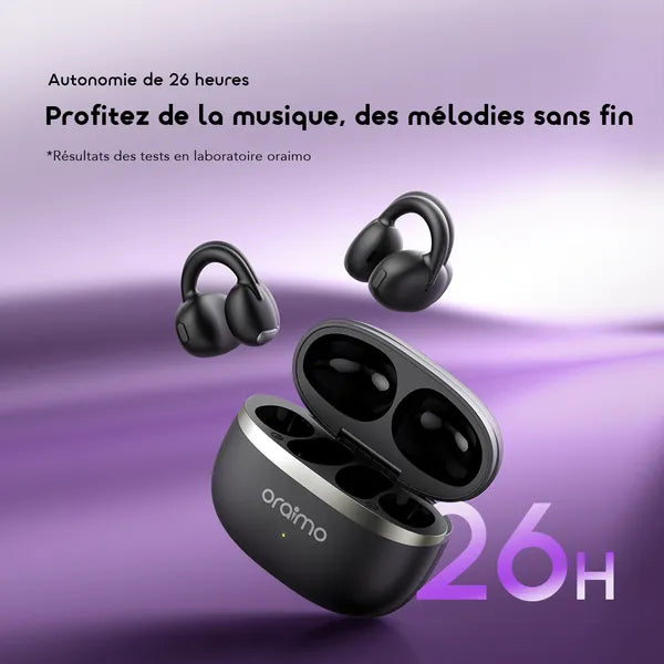 oraimo OpenSnap Écouteurs sans fil à clipser