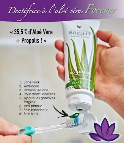 Dentifrice Forever Living – Soin Blanchissant & Protection Gencives